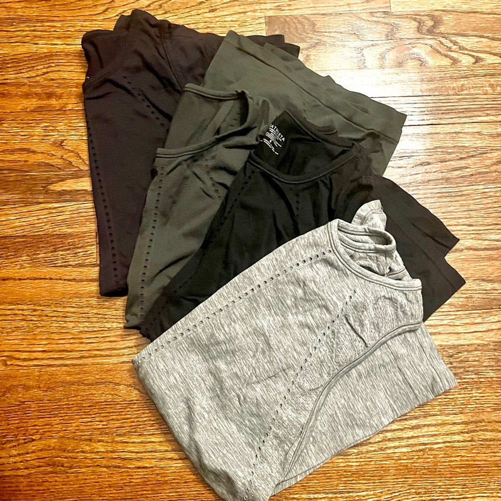Lot of Athleta tanks. Tie in the back - Size small